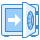 blue ui style safe in icon