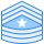 blue ui style major feldwebel icon