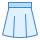 blue ui style skirt icon