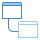 blue ui style static view level1 icon