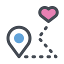 pastel color style camino del amor icon