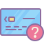cute color style bank card missing icon