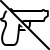 ios 17 outlined style keine waffen icon