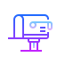 gradient style 우체통 icon