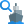 Search route of cargo ship delivery point icon