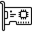 cute outline style netzwerkkarte icon