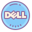 cute color style dell icon