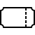 ios 17 outlined style train ticket icon