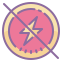 cute color style modo rápido apagado icon