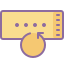 cute color style pin erneut eingeben icon