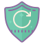 cute color style neu laden schild icon