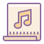 cute color style partitura icon