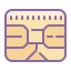cute color style chip de tarjeta sim icon