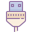cute color style usb 2 icon