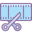 cute color style video trimming icon