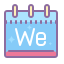 cute color style wednesday icon