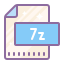 cute color style 7zip icon