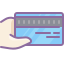 cute color style karte verwenden icon