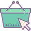 cute color style klicke und sammle icon