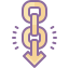 cute color style sling here icon