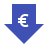 Euro de precio bajo icon