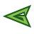 color style green arrow icon