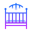 gradient style crib icon