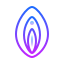 gradient style vagina icon