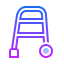 gradient style walker icon