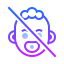 gradient style keep away from children icon