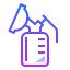 gradient style breast pump icon