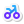 mini stickers style bicycle icon