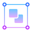 gradient style 그룹 개체 icon