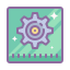 cute color style 오토매틱 icon