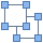 office m style ungroup objects icon