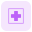 hôpital-de-soins-familiaux-externes-avec-plus-logotype-layout-hôpital-tritone-tal-revivo icon