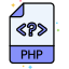 php code icon