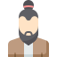 bearded man icon