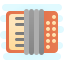 cute clipart style akkordeon icon