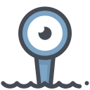 pastel color style periscope icon