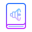 gradient style 오디오 북 icon