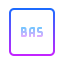 gradient style bas icon