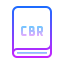 gradient style cbr icon