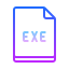 gradient style exe icon