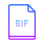 gradient style gif icon
