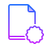 gradient style neue datei icon