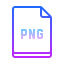 gradient style png icon