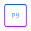 gradient style py icon