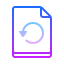 gradient style restore page icon