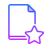 gradient style als favorit markieren icon
